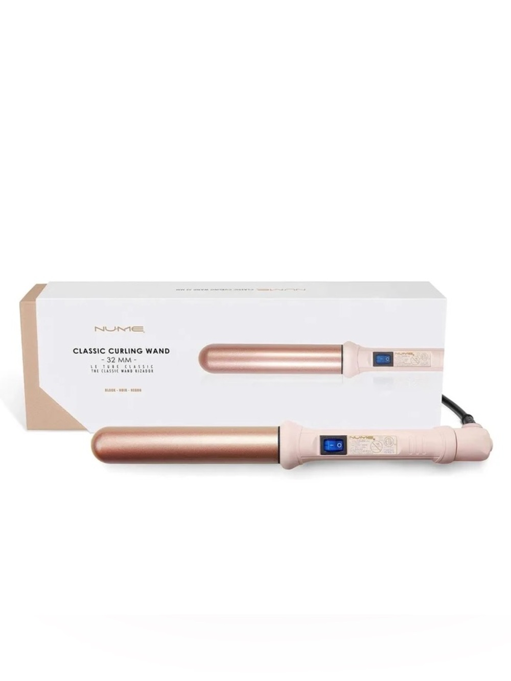 NEW NUME Classic Curling Wand 32 MM Pink / Blush
